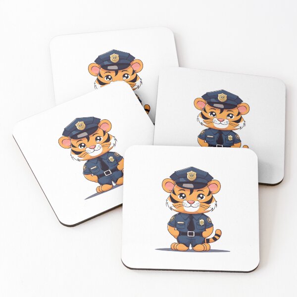 Item preview, Police Tiger Classic designed and sold by Majestic Paws.