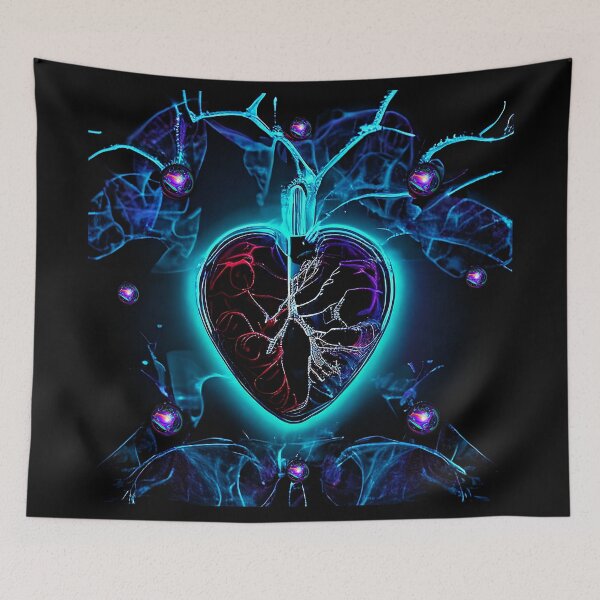 Item preview, Glowing Glass Heartbeat designed and sold by Pebbledrops.