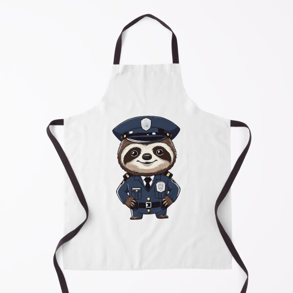 Item preview, Police Sloth Classic designed and sold by Majestic Paws.