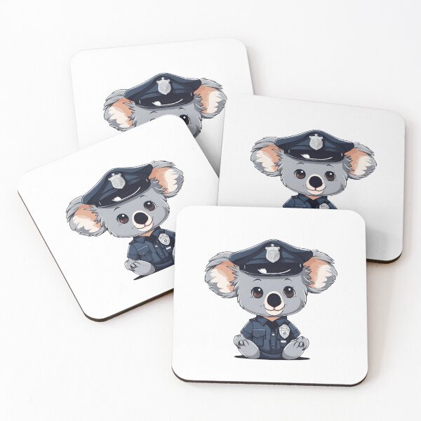 Item preview, Police Koala Classic designed and sold by Majestic Paws.
