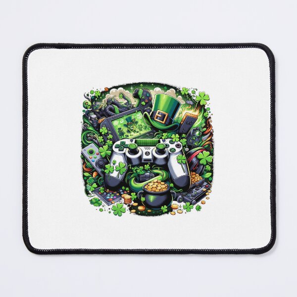 Item preview, Gaelic Gamer St. Patrick's Day Themed Gaming Gea designed and sold by creativechaster.