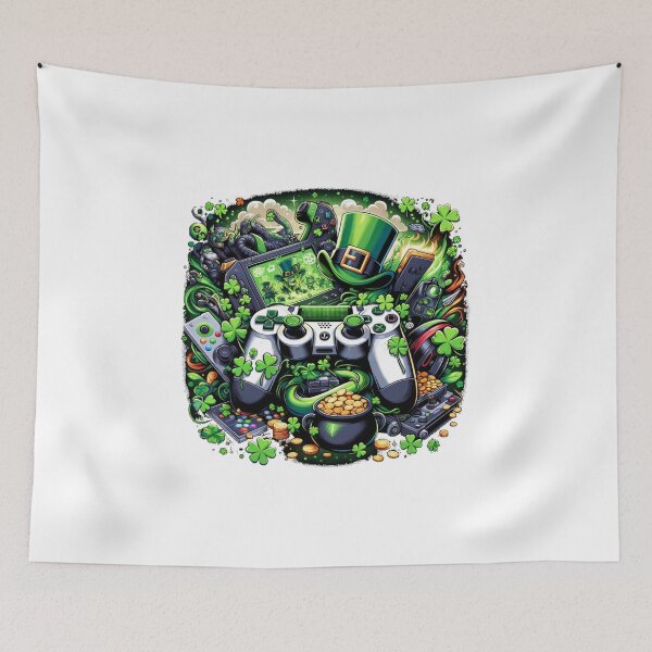 Item preview, Gaelic Gamer St. Patrick's Day Themed Gaming Gea designed and sold by creativechaster.