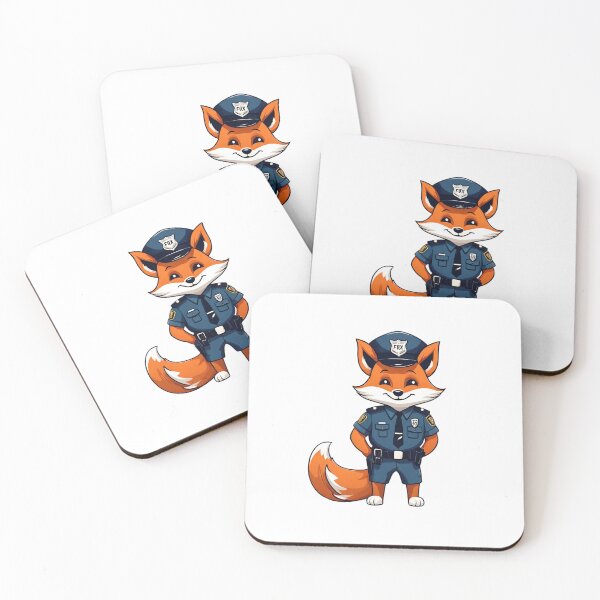 Item preview, Police Fox Classic designed and sold by Majestic Paws.