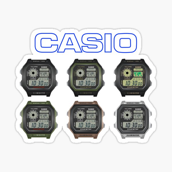 Item preview, Casio AE1200 Vector Lineup designed and sold by RadDadArt.