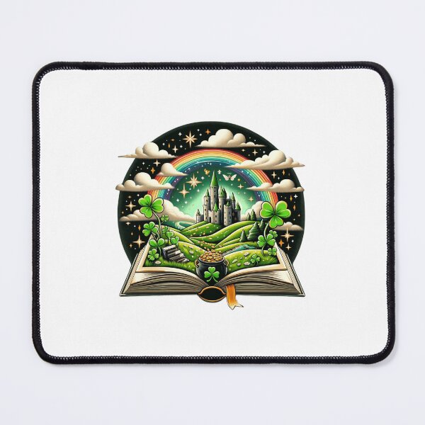 Item preview, Lucky Bookworm St. Patrick's Day Reading Accessories designed and sold by creativechaster.
