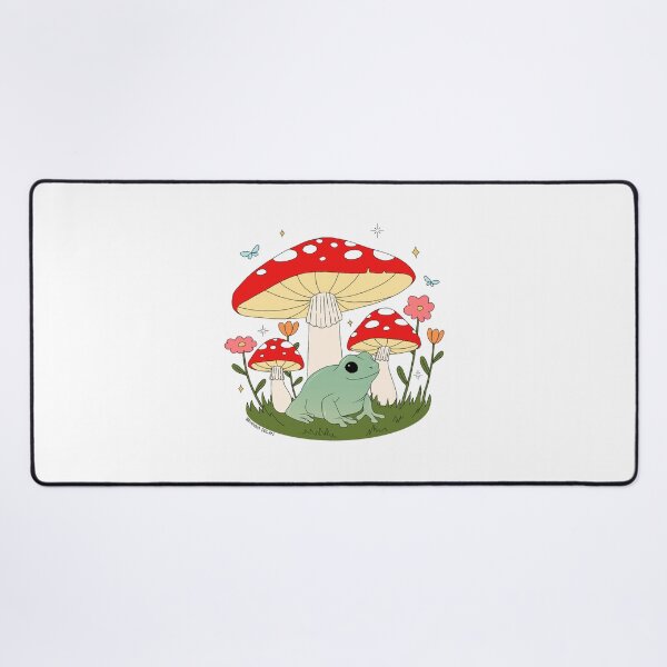 Item preview, Frog and Mushrooms Cute designed and sold by bridolanart.