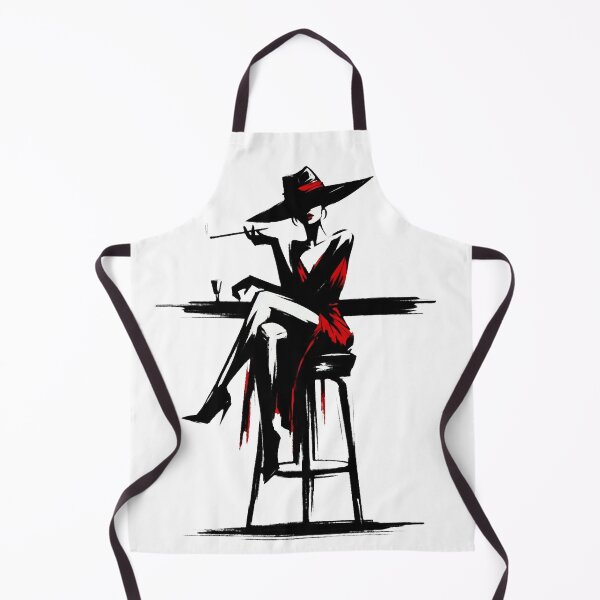 Item preview, Femme Fatale Sits on a High Bar Stool [Noir, Crime] designed and sold by RESToRAPTOR.