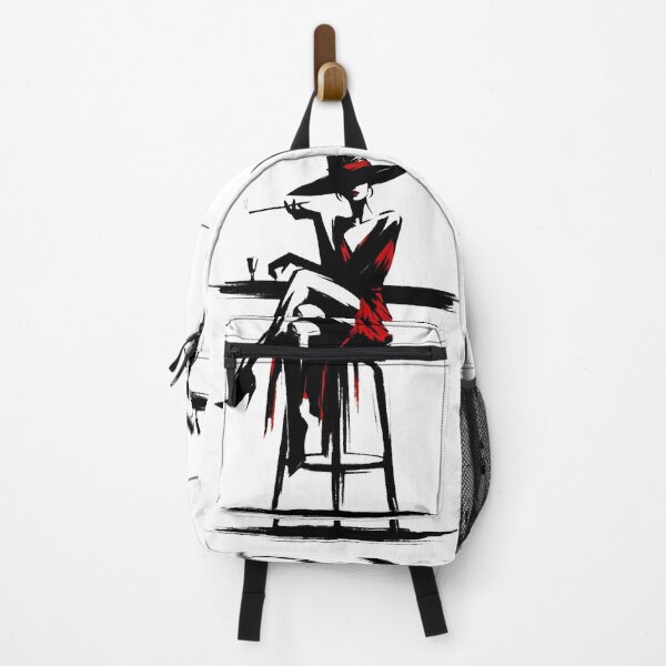 Item preview, Femme Fatale Sits on a High Bar Stool [Noir, Crime] designed and sold by RESToRAPTOR.