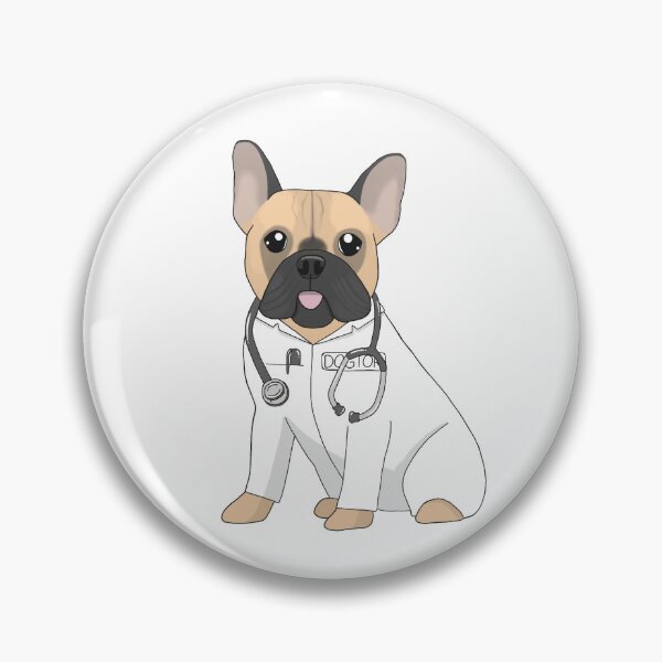 Item preview, Doctor French Bulldog designed and sold by KobiusDesigns.