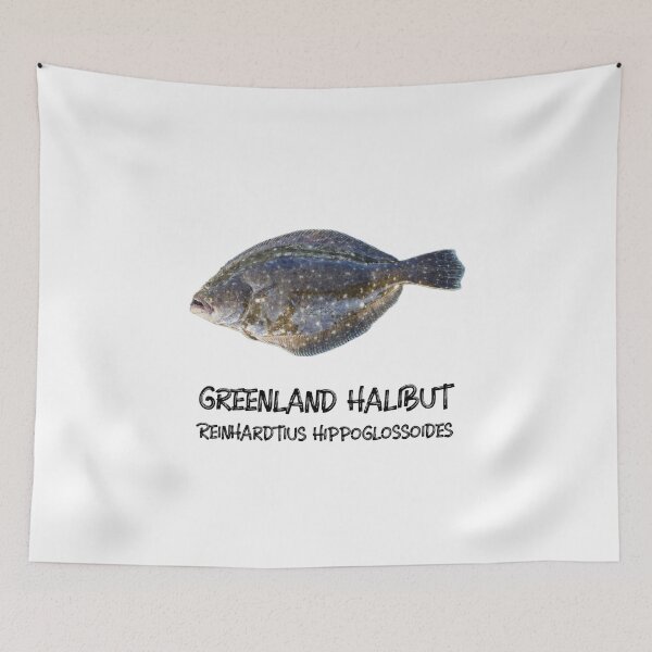 Item preview, Greenland Halibut Flat Fish Seafood designed and sold by GraTEEtude.