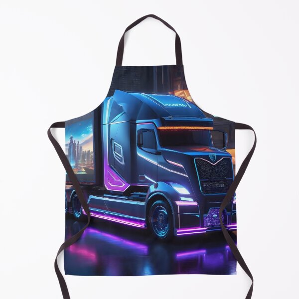 Item preview, Futuristic Cyberpunk Truck designed and sold by TheArtOfPat.