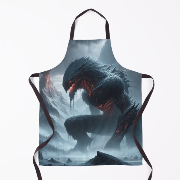 Item preview, Mystical Titan awakens in an icy mountain landscape under a stormy sky designed and sold by NexusSales.
