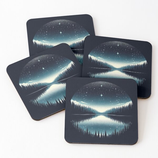 Item preview, Serene Reflections of Timeless Night designed and sold by SunkenCost.