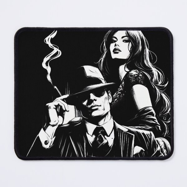 Item preview, Mafia Crime Boss and Woman [Noir, Crime] designed and sold by RESToRAPTOR.