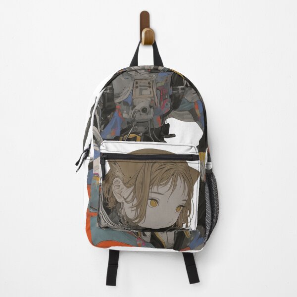 Item preview, Anime Astronaut with a Space Rifle Illustration designed and sold by kitidach-create.