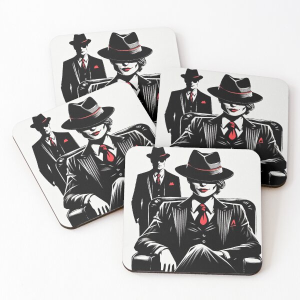 Item preview, Mafia Boss Woman and Bodyguard [Noir, Crime] designed and sold by RESToRAPTOR.