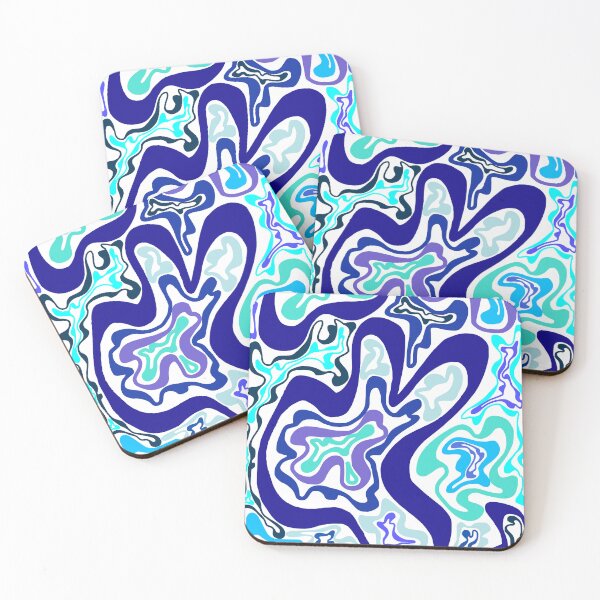 Item preview, Blue Waves Pattern designed and sold by KCsStudio.