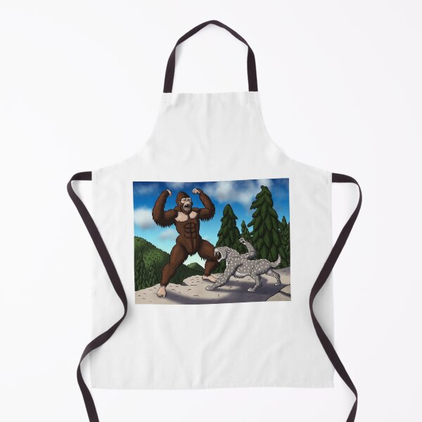 Item preview, Sasquatch versus Smilodon designed and sold by Brandon Pilcher's Creative Adventures.