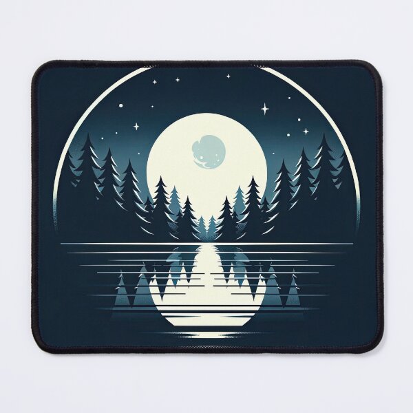 Item preview, Moonlit Serenity Over Tranquil Waters designed and sold by SunkenCost.