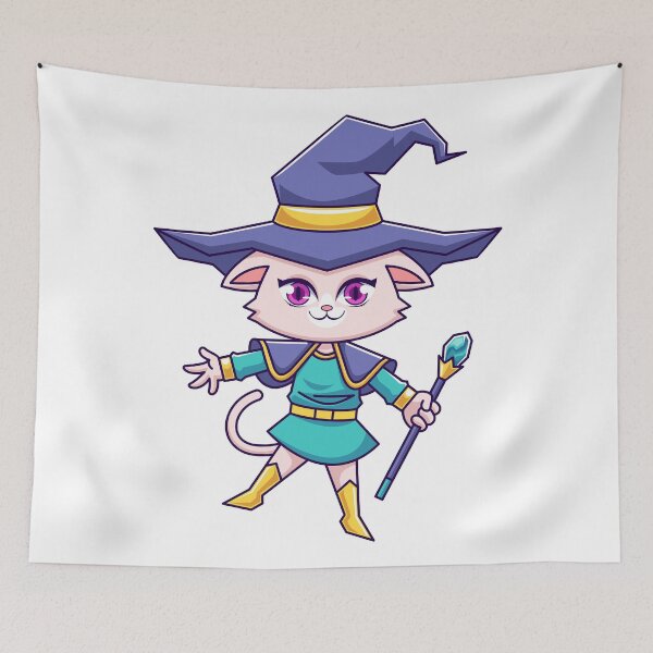 Item preview, Sorcerer Cat designed and sold by cuteskull.