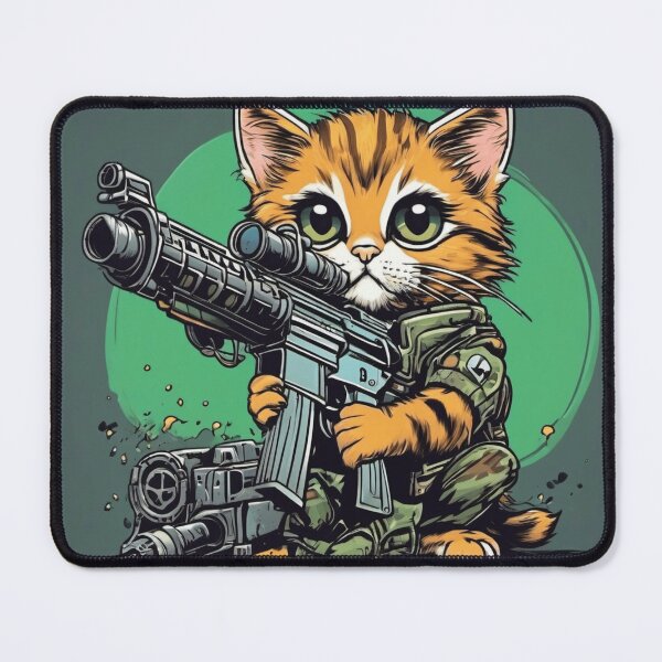 Item preview, Combat Kitty designed and sold by Freshestgoods.