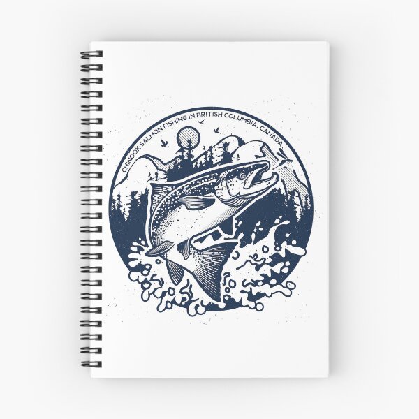 Item preview, salmon fishing - vintage  designed and sold by OmniArtStudio.