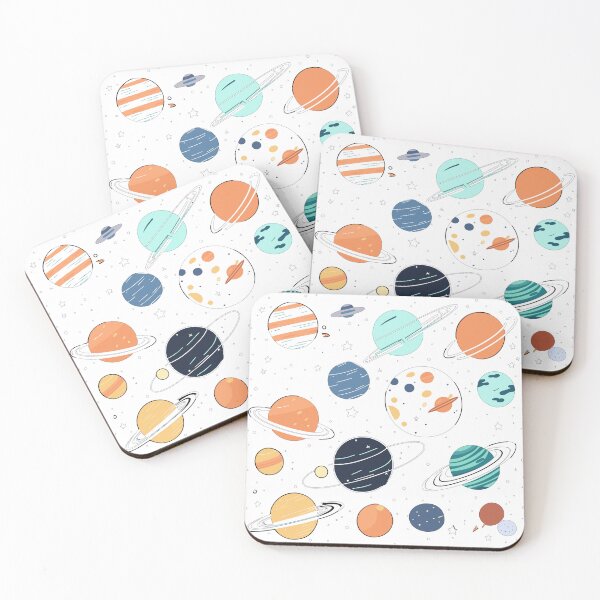 Item preview, Colorful Planetary Orbits Illustration designed and sold by HecoPhoto.