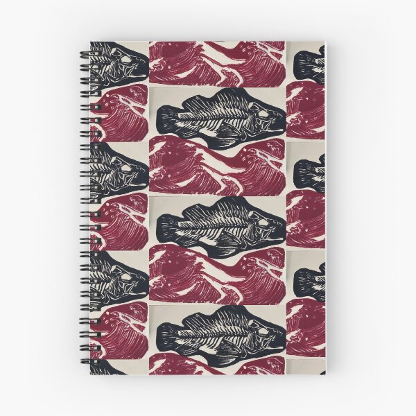 Item preview, Grabado de pez  designed and sold by garabatosl.