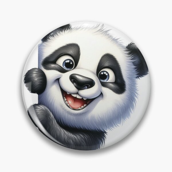 Item preview, Baby panda bear peeking happily! designed and sold by fribabywonder.