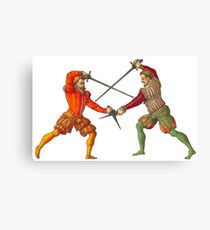 A Gentleman's Duel Canvas Print