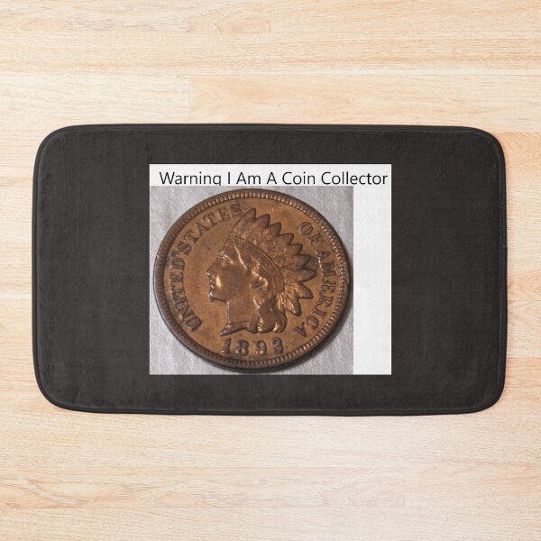 Item preview, Warning Coin Collector designed and sold by coinsxcrochet.