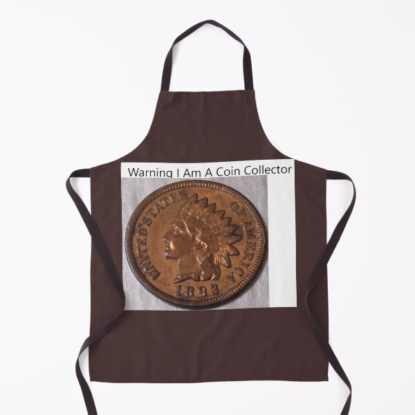 Item preview, Warning Coin Collector designed and sold by coinsxcrochet.