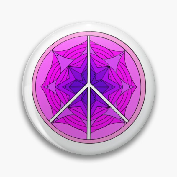 Item preview, Mandala peace sign  designed and sold by FunkmasterMolly.
