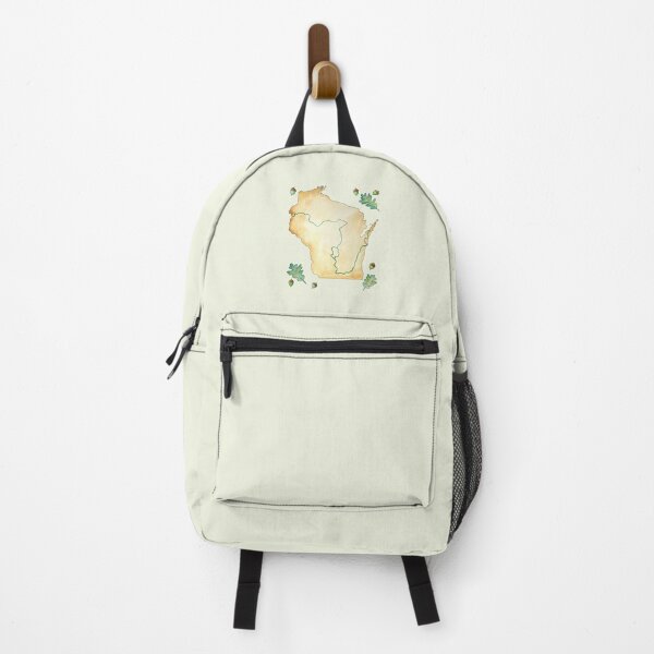 Item preview, Oak Leaf and Acorn Ice Age Trail Map designed and sold by kellyclang.