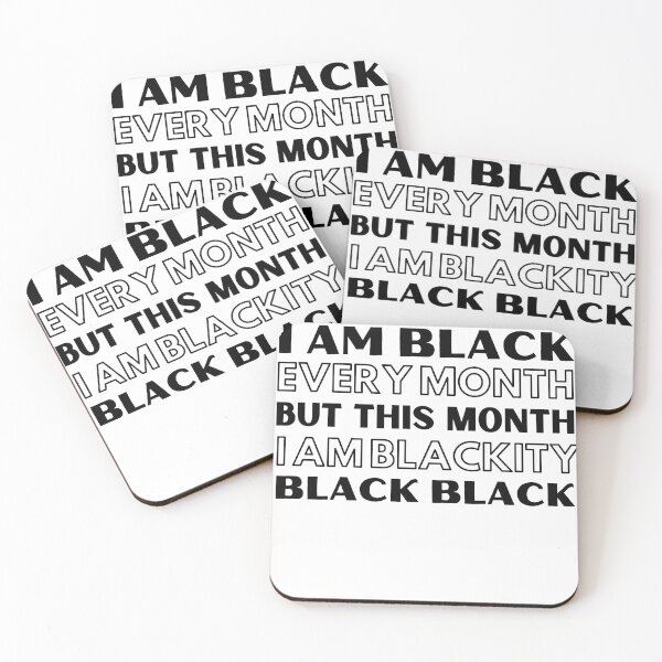 Item preview, I am BLACK every month BLACK History month  designed and sold by CyberArtistOne.