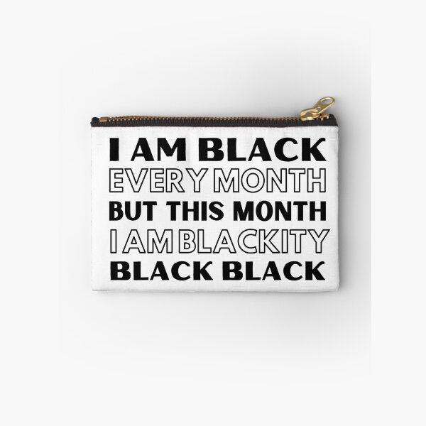 Item preview, I am BLACK every month BLACK History month  designed and sold by CyberArtistOne.