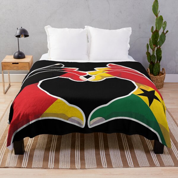 Item preview, Ghana Ghanaian Germany German Love Heart Peace designed and sold by FlagX.