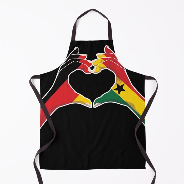 Item preview, Ghana Ghanaian Germany German Love Heart Peace designed and sold by FlagX.