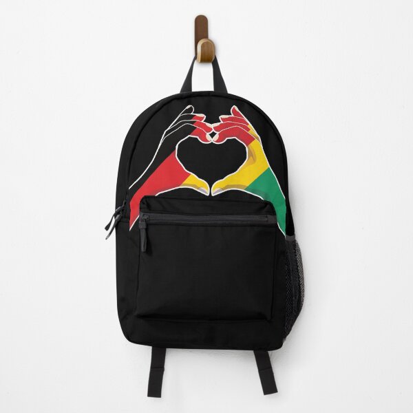 Item preview, Guinea Guinean Germany German Love Heart Peace designed and sold by FlagX.