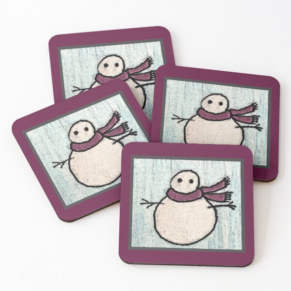 Item preview, Windy Snowman designed and sold by ErinBrieArt.