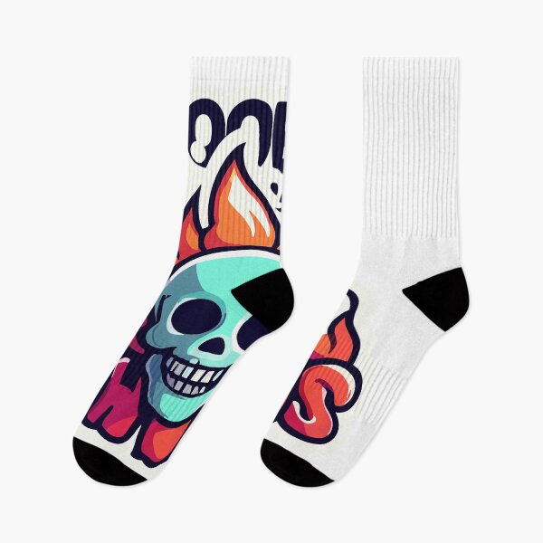 Item preview, Flaming Skull - Cool and Edgy Design designed and sold by diegomenjivar92.