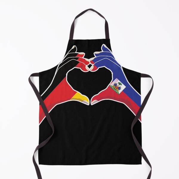 Item preview, Haiti Haitian Germany German Love Heart Peace designed and sold by FlagX.