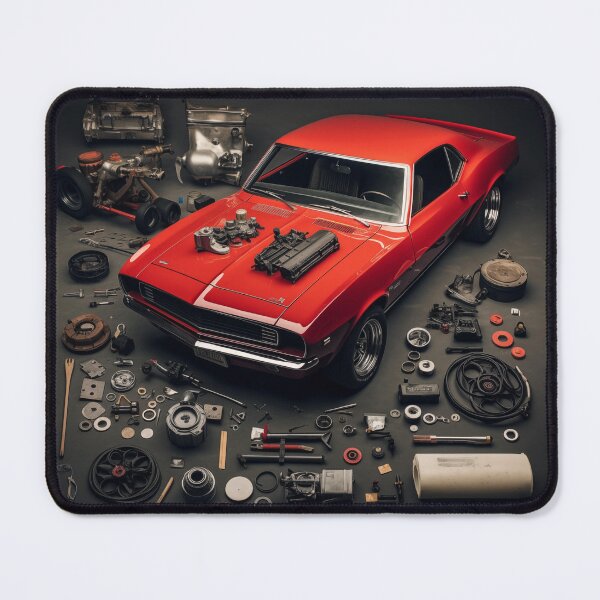 Item preview, 1967 Camaro Classic Car Knolling Craft designed and sold by StefNomadLife.