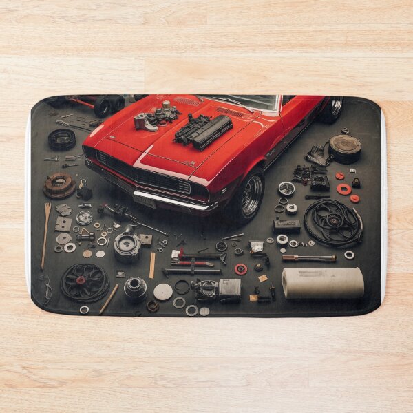 Item preview, 1967 Camaro Classic Car Knolling Craft designed and sold by StefNomadLife.