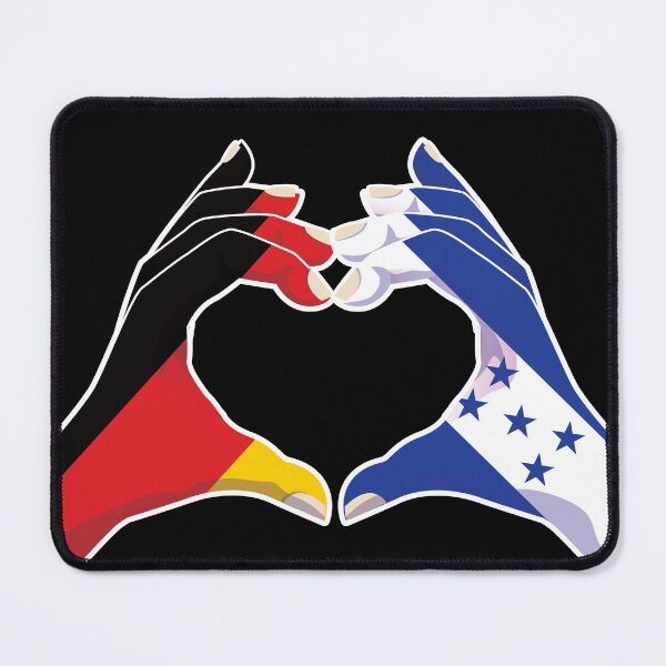 Item preview, Honduras Honduran Germany German Love Heart Peace designed and sold by FlagX.
