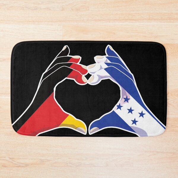 Item preview, Honduras Honduran Germany German Love Heart Peace designed and sold by FlagX.