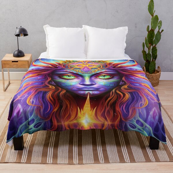 Item preview, Cosmic Divinity - Psychedelic Spiritual Artwork designed and sold by pooshda.