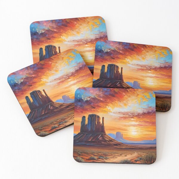 Item preview, Desert Sunset Trails Ahead designed and sold by tobyheward.