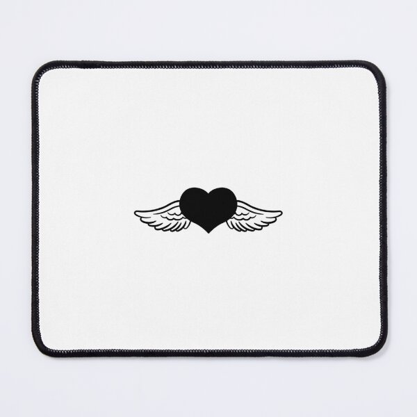 Item preview, "Dark Serenity: Black Heart with Wings" designed and sold by Art-shia.