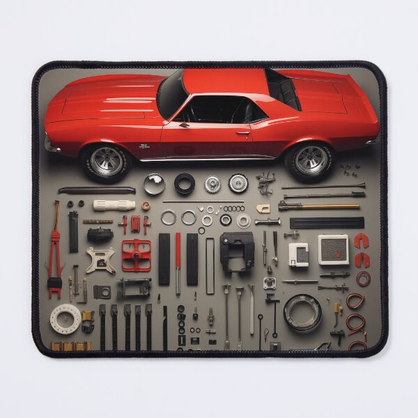 Item preview, 1967 Camaro Classic Car Knolling Craft designed and sold by StefNomadLife.
